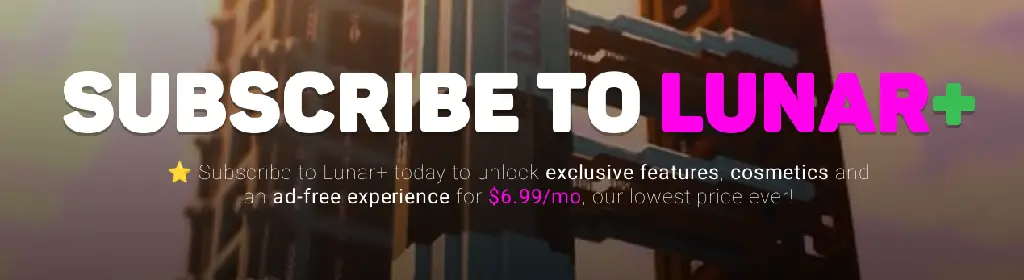 Screenshot of subscription service at $6.95/mo to remove ads and get cosmetics